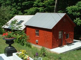 Classes are held here in the sun-filled studio at Otter Pond Bindery.